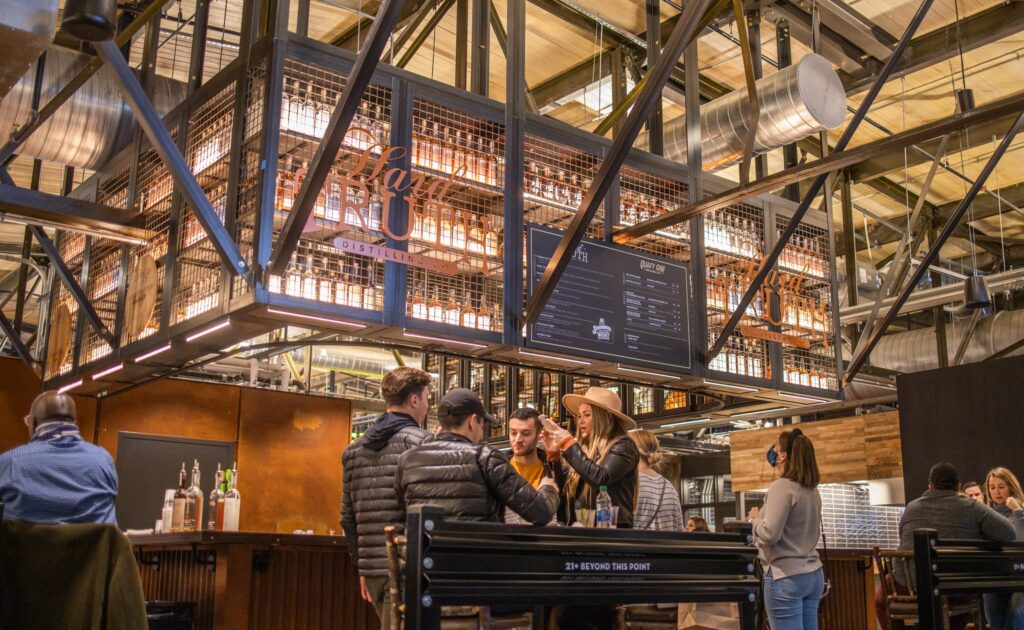 One of the many eateries in The Garage at Bottleworks District