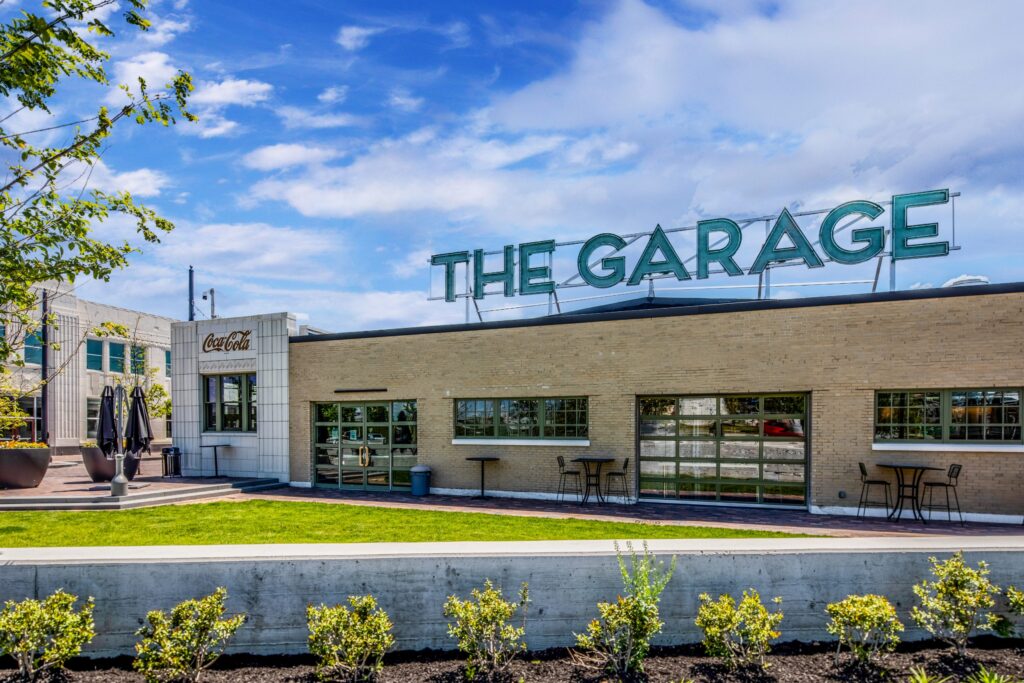 Located in the heart of bottleworks district, the garage food hall is the community hub for all things culinary, arts and entertainment.